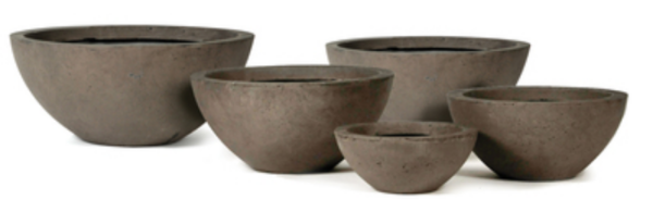 100511 (S5)  Calyfiber Bowl Low Taupe